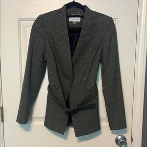 Calvin Klein Women's Checkered Blazer size 2P